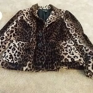 International Concepts leopard print blazer